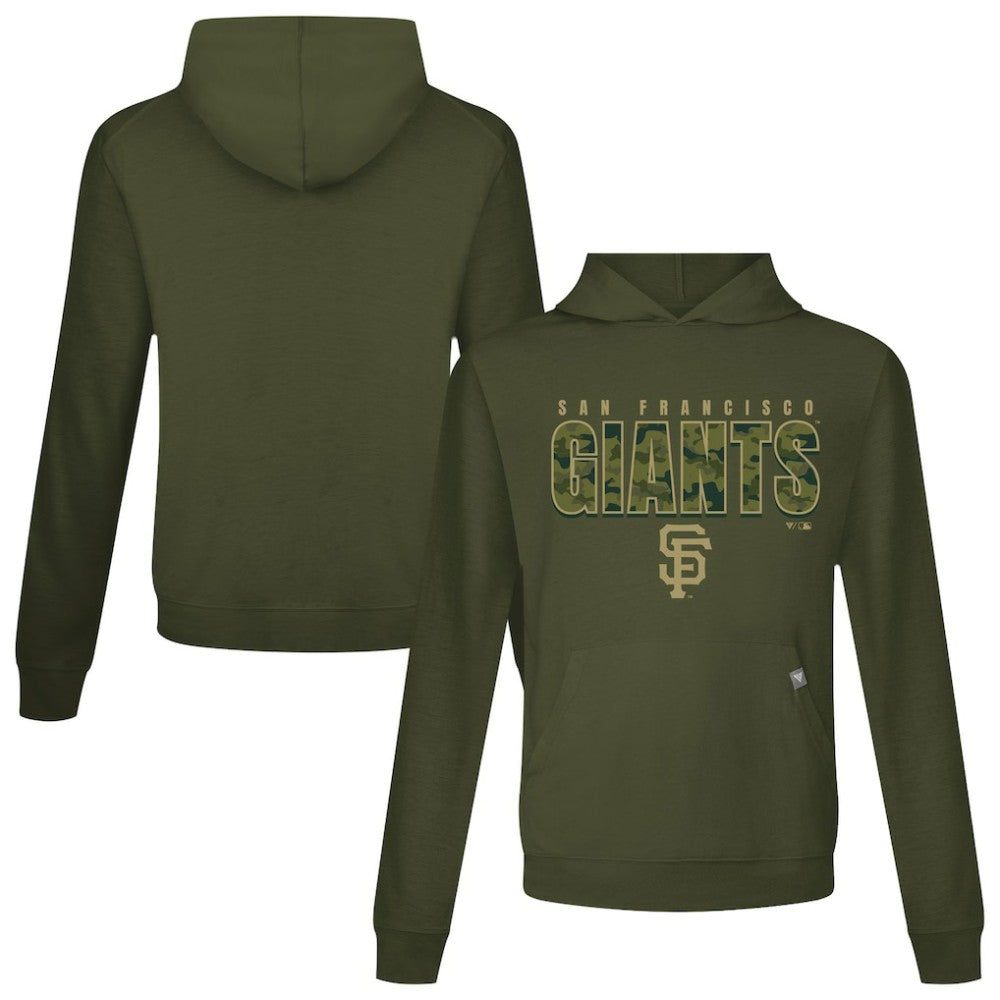 San Francisco Giants Levelwear Relay Protect Pullover Hoodie - Green