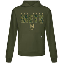 New York Mets Levelwear Relay Protect Pullover Hoodie - Green