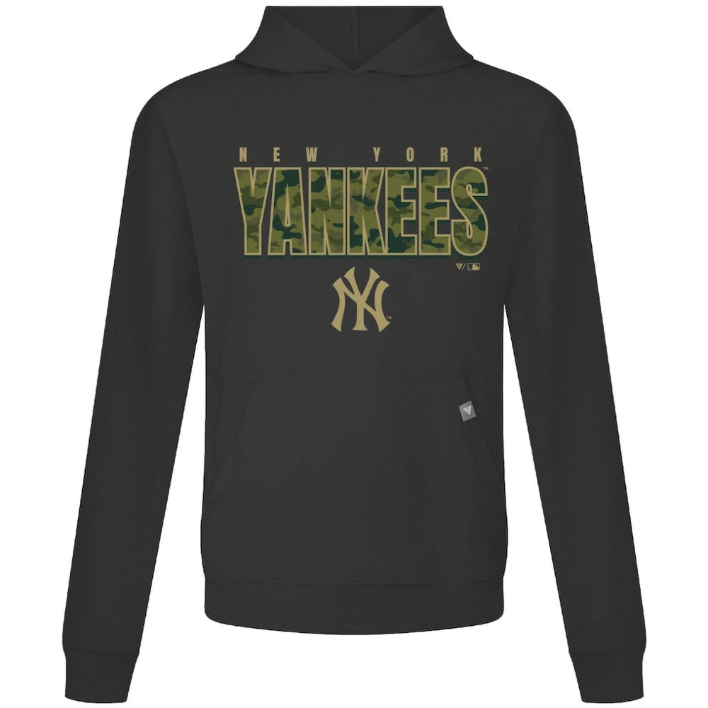 New York Yankees Levelwear Relay Protect Pullover Hoodie - Black