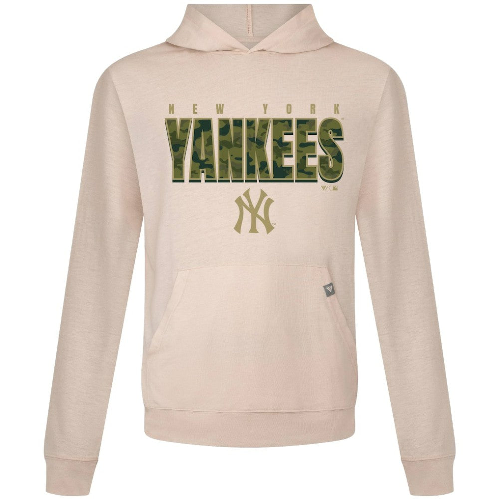 New York Yankees Levelwear Relay Protect Pullover Hoodie - Khaki