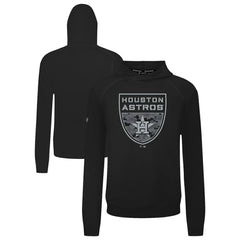 Houston Astros Levelwear Mandate Buckler Tri-Blend Pullover Hoodie - Black