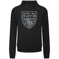 Tampa Bay Rays Levelwear Mandate Buckler Tri-Blend Pullover Hoodie - Black