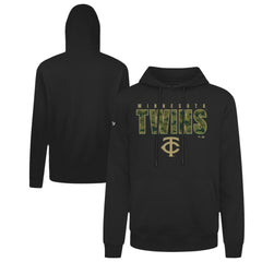 Minnesota Twins Levelwear Podium Protect Pullover Hoodie - Black