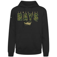 Tampa Bay Rays Levelwear Podium Protect Pullover Hoodie - Black
