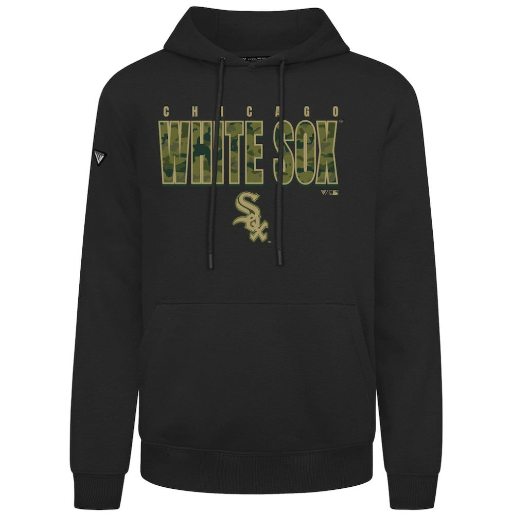 Chicago White Sox Levelwear Podium Protect Pullover Hoodie - Black