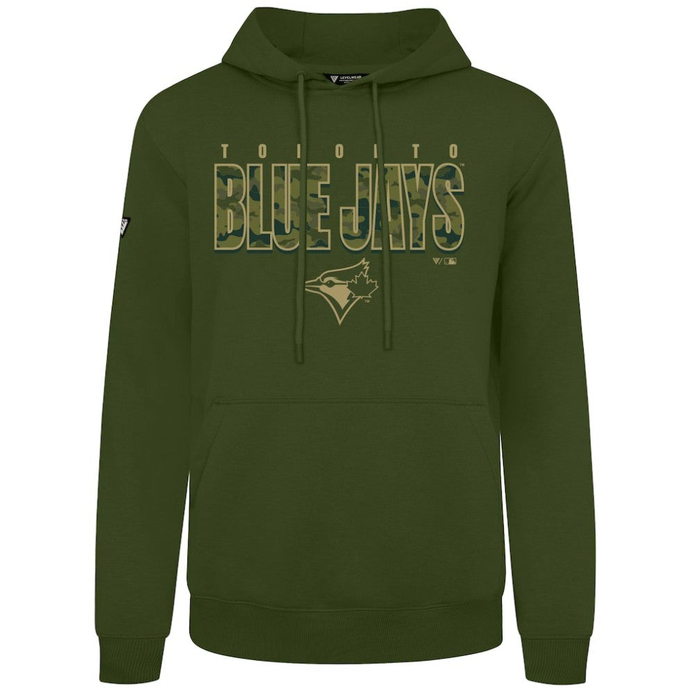 Toronto Blue Jays Levelwear Podium Protect Pullover Hoodie - Green