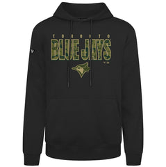 Toronto Blue Jays Levelwear Podium Protect Pullover Hoodie - Black