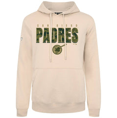 San Diego Padres Levelwear Podium Protect Pullover Hoodie - Khaki