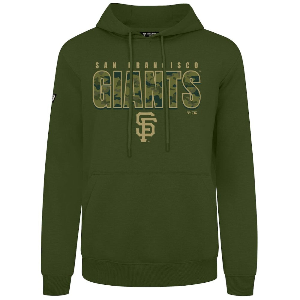 San Francisco Giants Levelwear Podium Protect Pullover Hoodie - Green