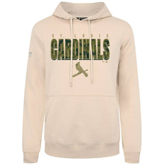 St. Louis Cardinals Levelwear Podium Protect Pullover Hoodie - Khaki