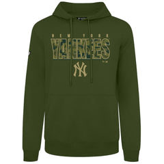 New York Yankees Levelwear Podium Protect Pullover Hoodie - Green