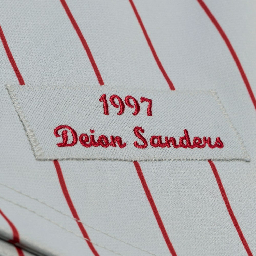 Deion Sanders Cincinnati Reds 1997 Authentic Jersey - Gray | Mitchell & Ness