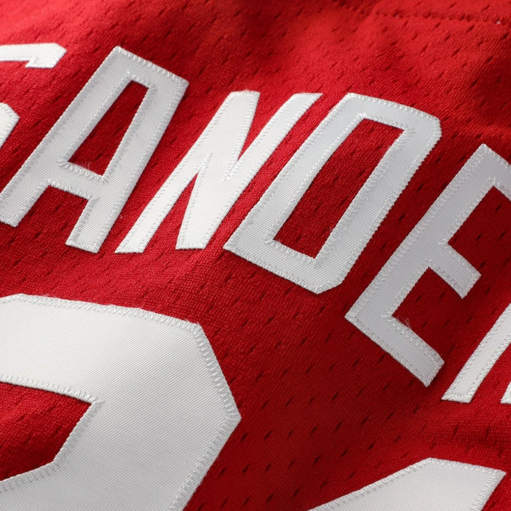 Deion Sanders Cincinnati Reds Cooperstown Mesh Batting Practice Button-Up Jersey - Red | Mitchell & Ness