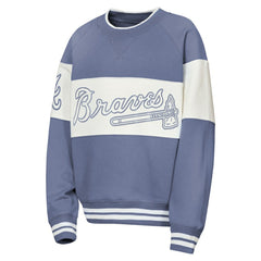Atlanta Braves Outerstuff Youth Ultimate Pastels On Base Sweatshirt - Blue