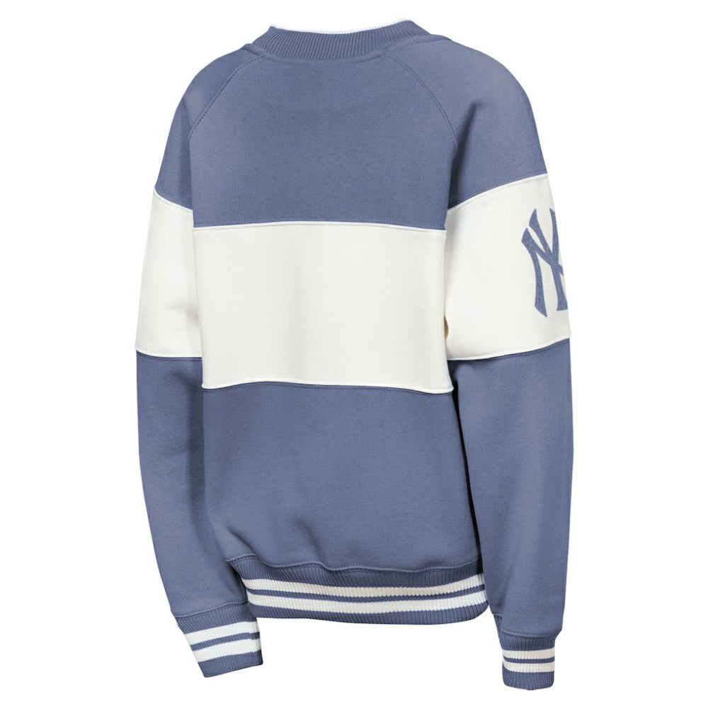 New York Yankees Outerstuff Youth Ultimate Pastels On Base Sweatshirt - Blue
