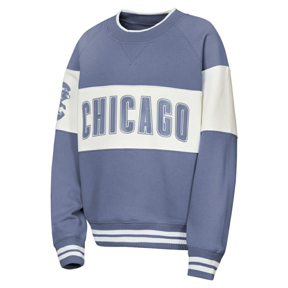 Chicago Cubs Outerstuff Youth Ultimate Pastels On Base Sweatshirt - Blue