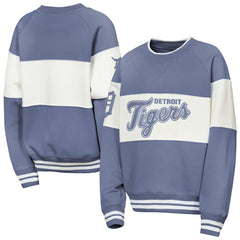 Detroit Tigers Outerstuff Youth Ultimate Pastels On Base Sweatshirt - Blue