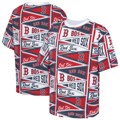 Boston Red Sox Outerstuff Youth All-Over Pennant T-Shirt - Red