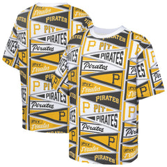 Pittsburgh Pirates Outerstuff Youth All-Over Pennant T-Shirt - Yellow