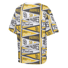 San Diego Padres Outerstuff Youth All-Over Pennant T-Shirt - Yellow