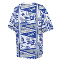 Los Angeles Dodgers Outerstuff Youth All-Over Pennant T-Shirt - Blue