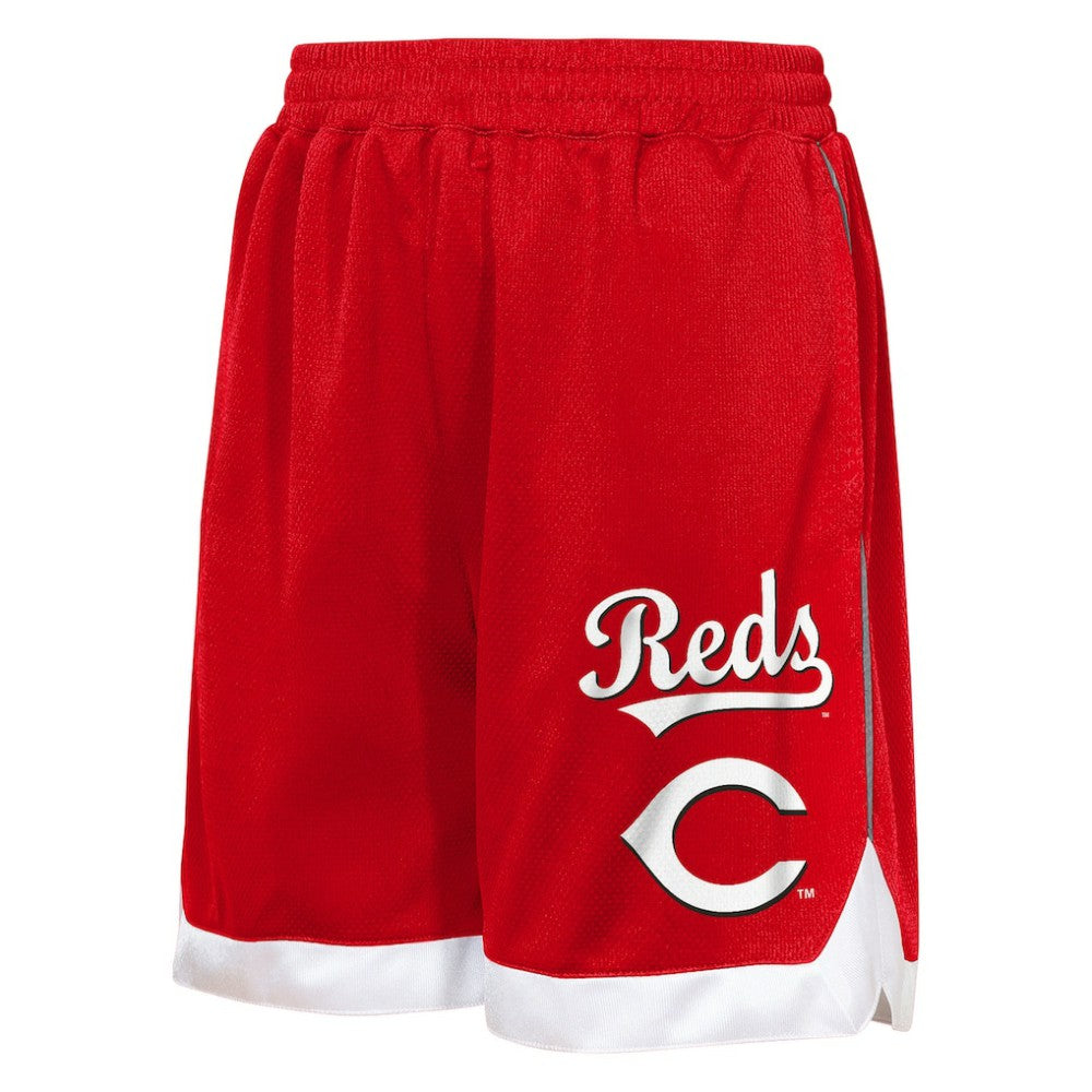 Cincinnati Reds Outerstuff Youth Big League All Star Fashion Shorts - Red