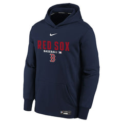 Boston Red Sox Youth Authentic Collection Therma-FIT Hoodie - Navy | Nike