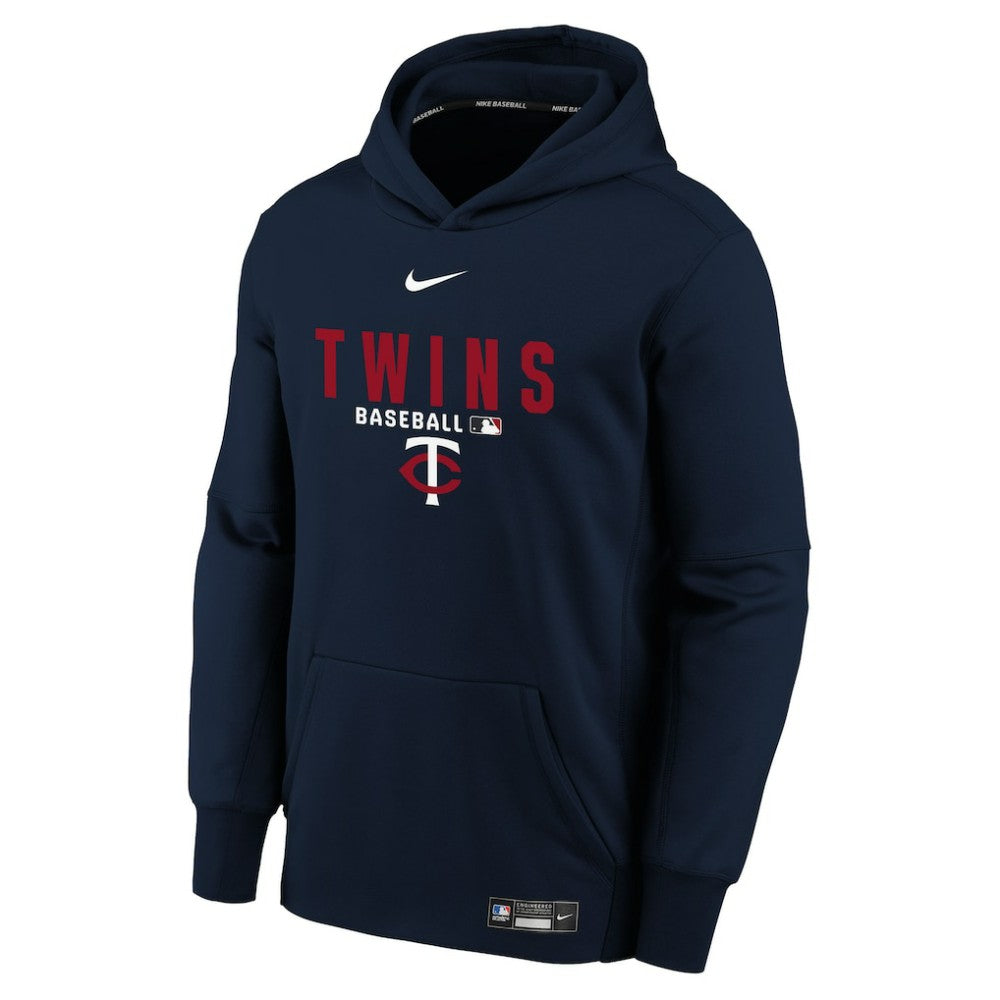 Minnesota Twins Youth Authentic Collection Therma-FIT Hoodie - Navy | Nike
