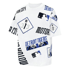 Detroit Tigers Outerstuff Youth Circus Catch T-Shirt - White