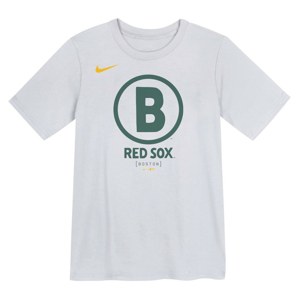 Boston Red Sox Preschool City Connect Logo T-Shirt - White | Nike