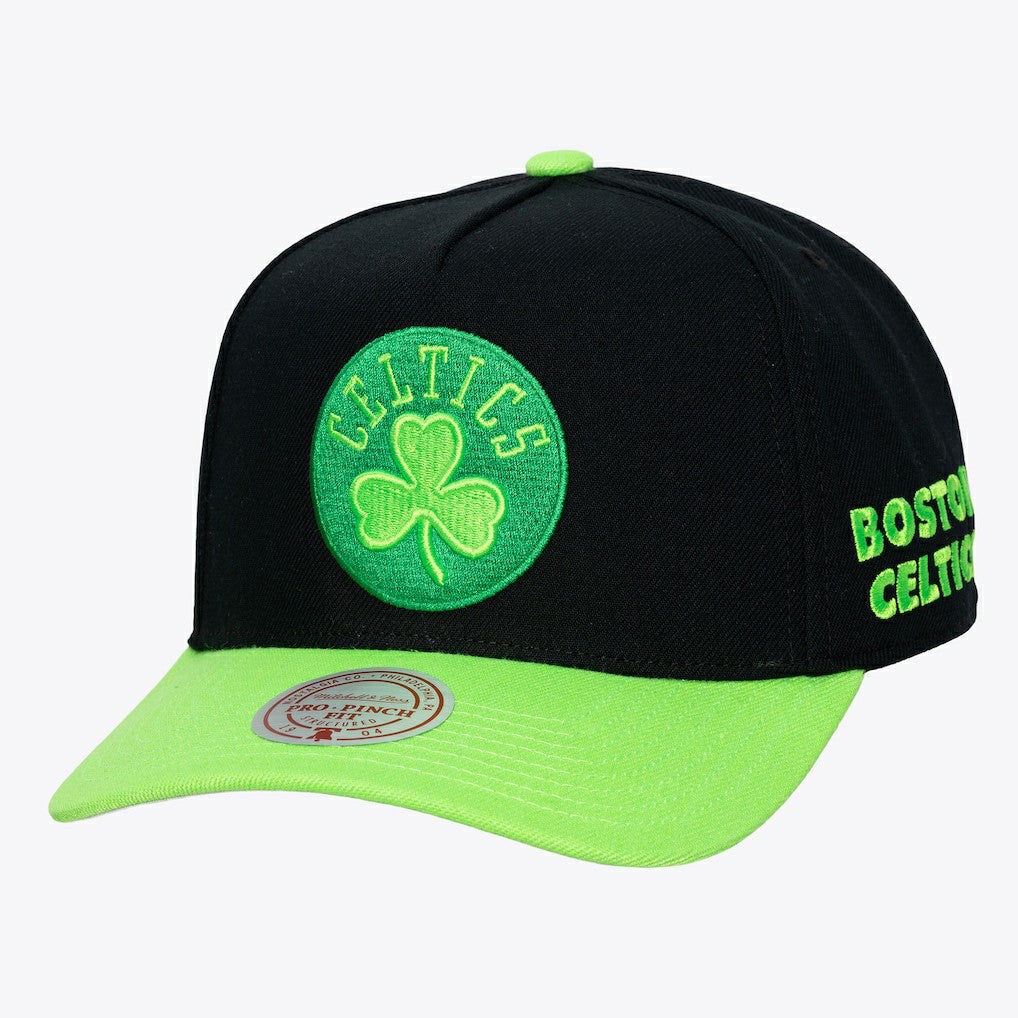 Boston Celtics Hardwood Classics Legendary Away Pro-Pinch Adjustable Hat - Black | Mitchell & Ness online