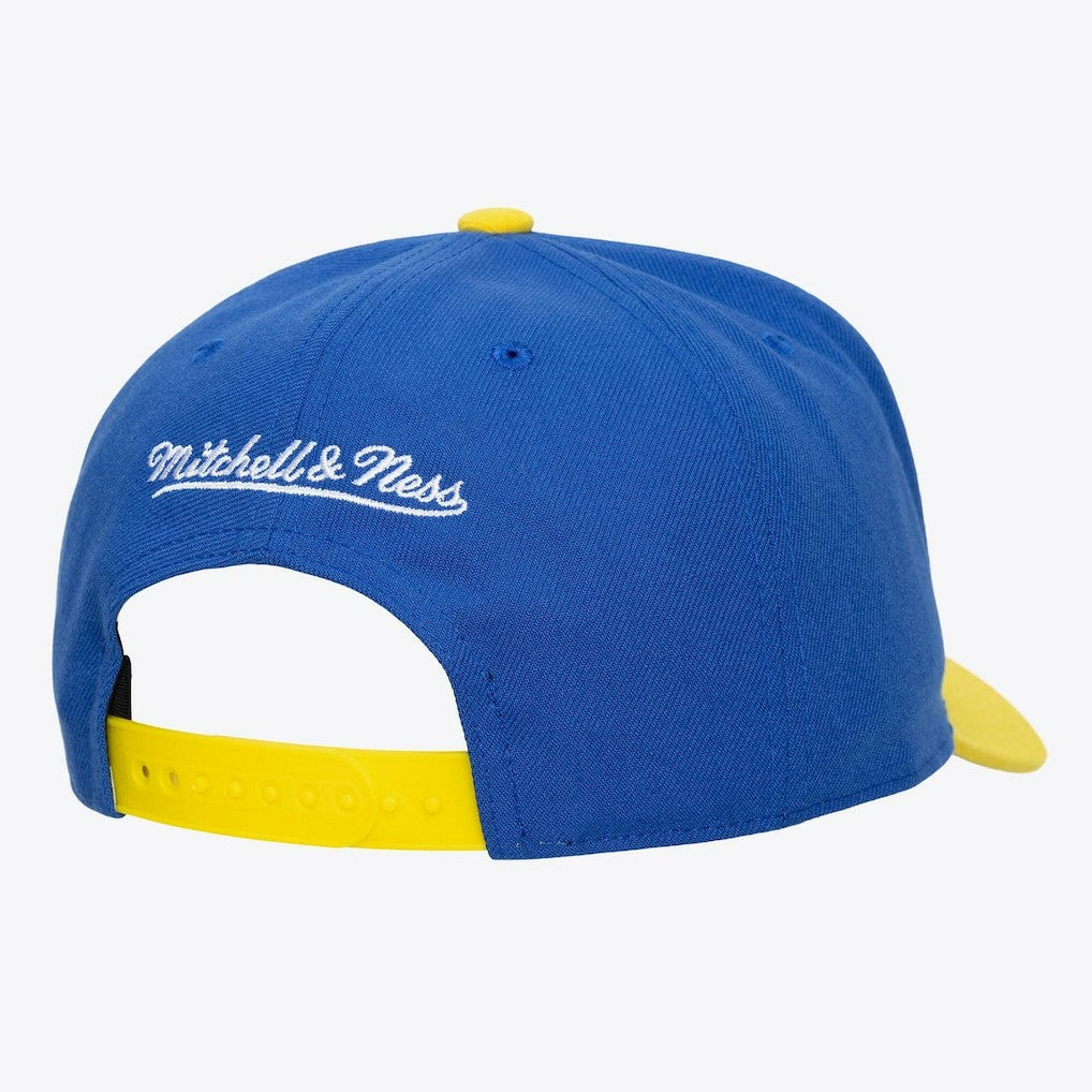 Golden State Warriors Legendary Home Pro Pinch Snapback Hat sale - White | Mitchell & Ness cheap
