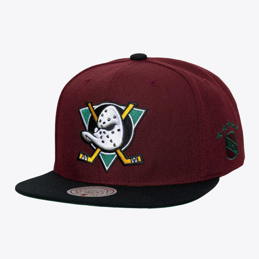 Anaheim Ducks Mitchell & Ness Legendary Home Snapback Hat