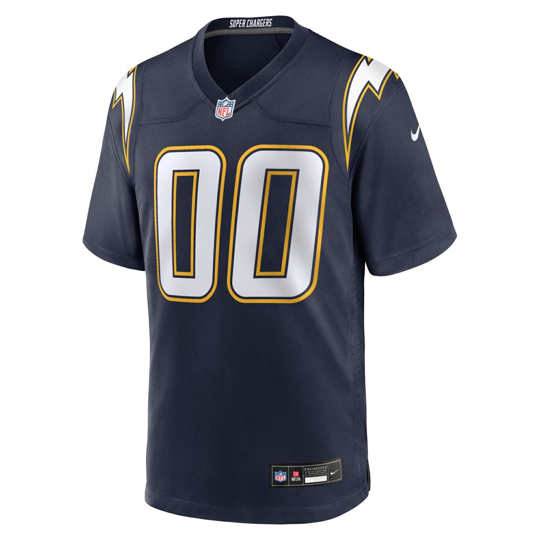NFL Los Angeles Chargers Alternate Super Chargers Game Custom Jersey