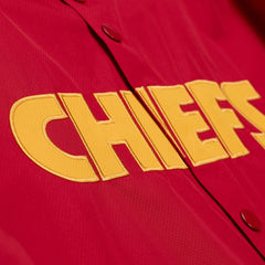 NFL Kansas City Chiefs Coaches Full-Snap Hooded Windbreaker Jacket