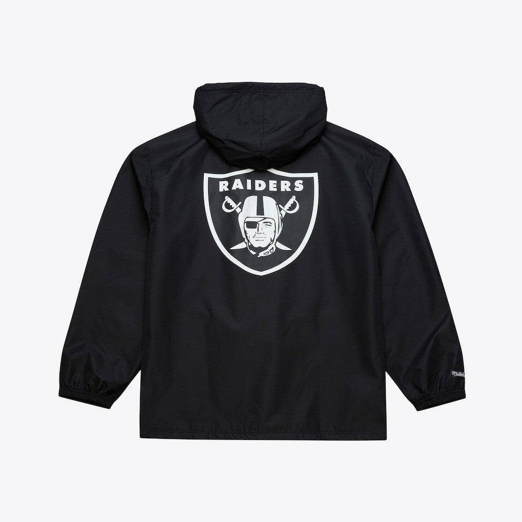 NFL Las Vegas Raiders Coaches Full-Snap Hooded Windbreaker Jacket