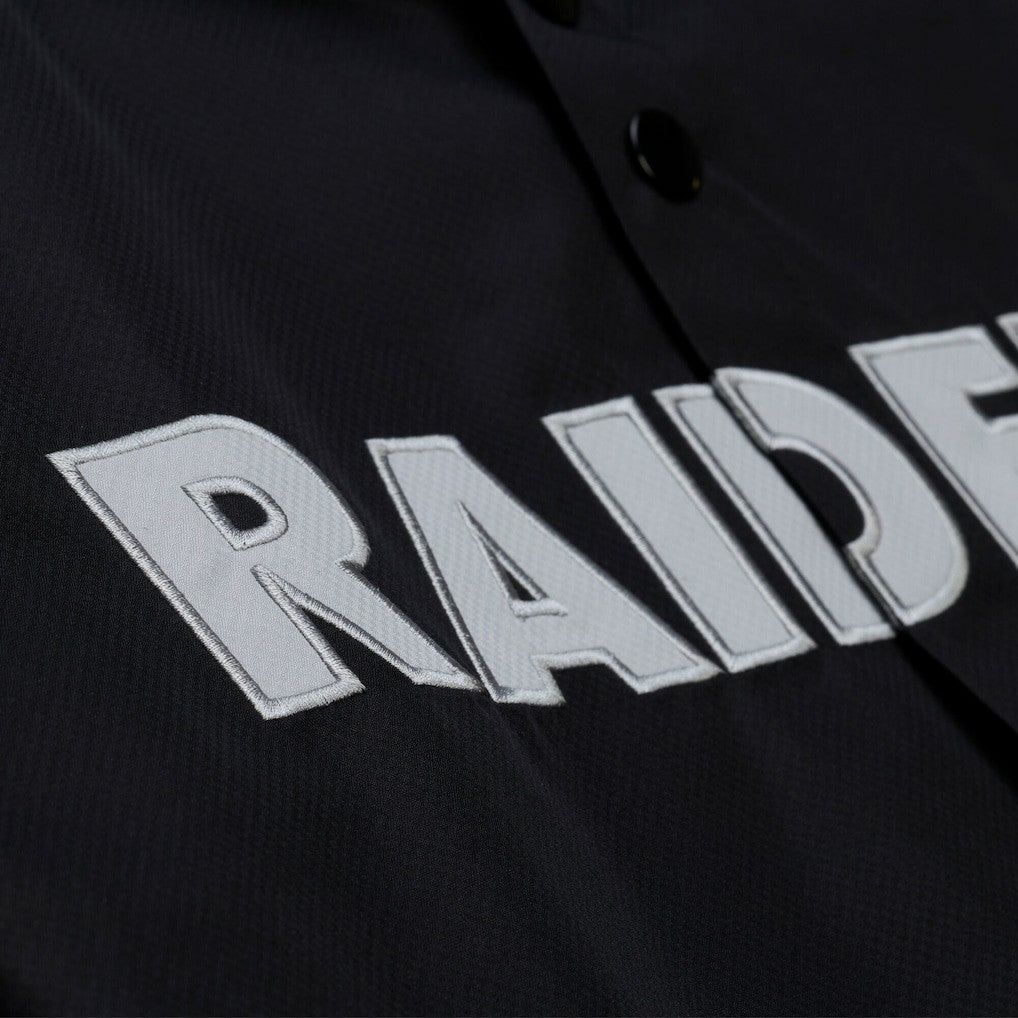 NFL Las Vegas Raiders Coaches Full-Snap Hooded Windbreaker Jacket