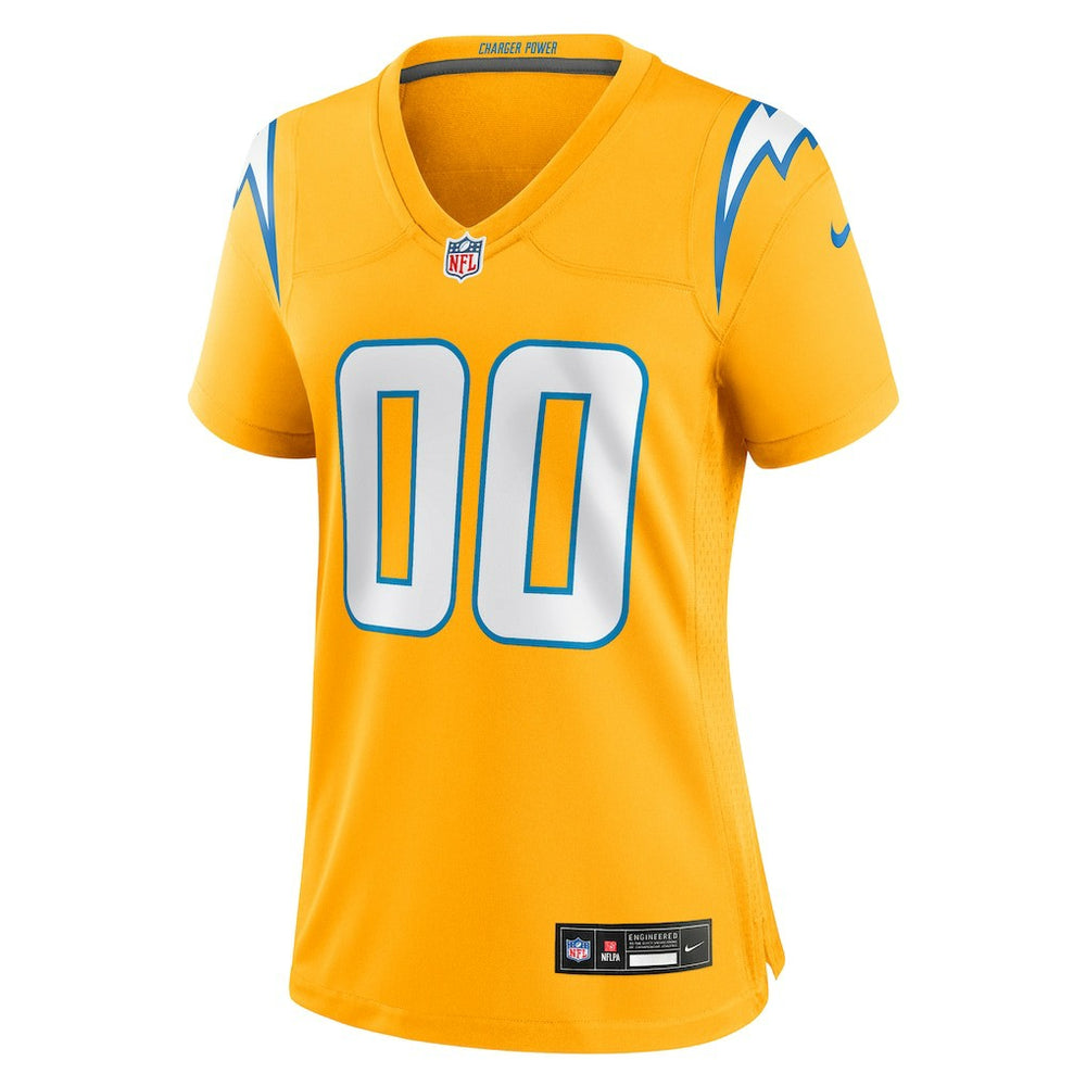 NFL Los Angeles Chargers Women's Alternate Charger Power Game Custom Jersey