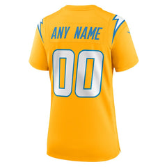 NFL Los Angeles Chargers Women's Alternate Charger Power Game Custom Jersey