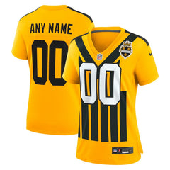 NFL Pittsburgh Steelers Women's Alternate 1933 Throwback Game Custom Jersey
