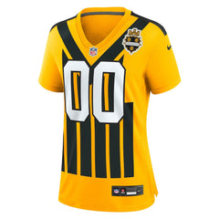 NFL Pittsburgh Steelers Women's Alternate 1933 Throwback Game Custom Jersey
