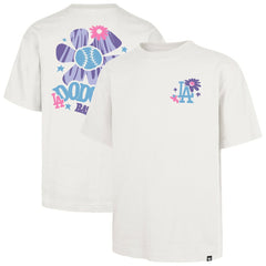 Los Angeles Dodgers Flora Foundation T-Shirt - Cream | 47 brand