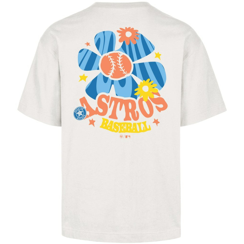Houston Astros Flora Foundation T-Shirt - Cream | 47 brand
