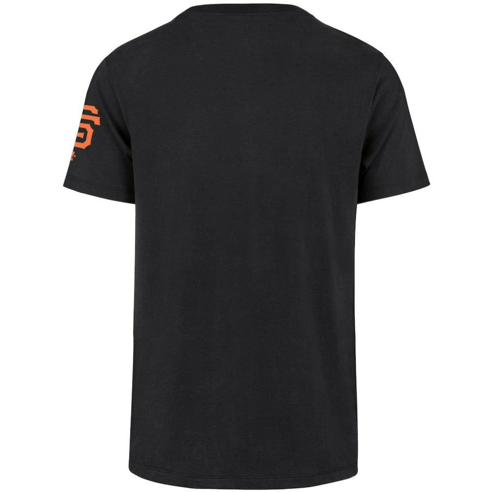 San Francisco Giants Upside Down Two-Peat Franklin T-Shirt - Black | 47 brand