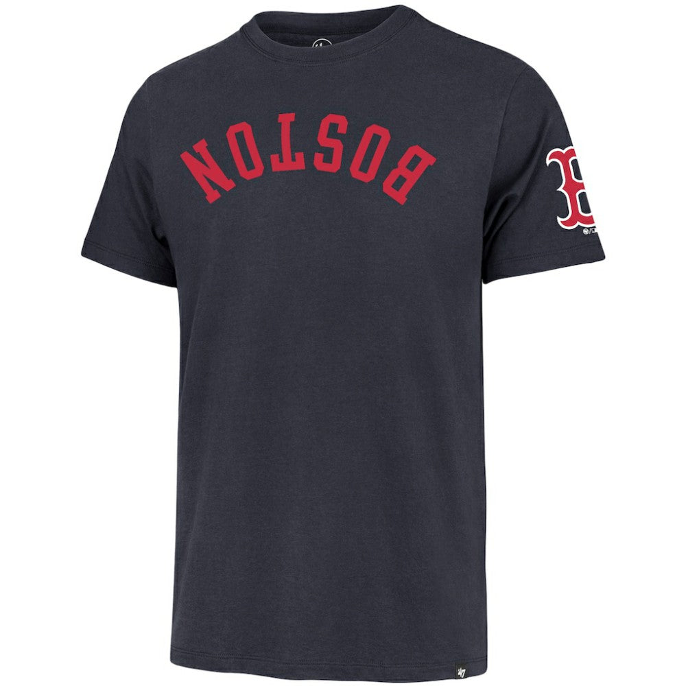 Boston Red Sox Upside Down Two-Peat Franklin T-Shirt - Navy | 47 brand