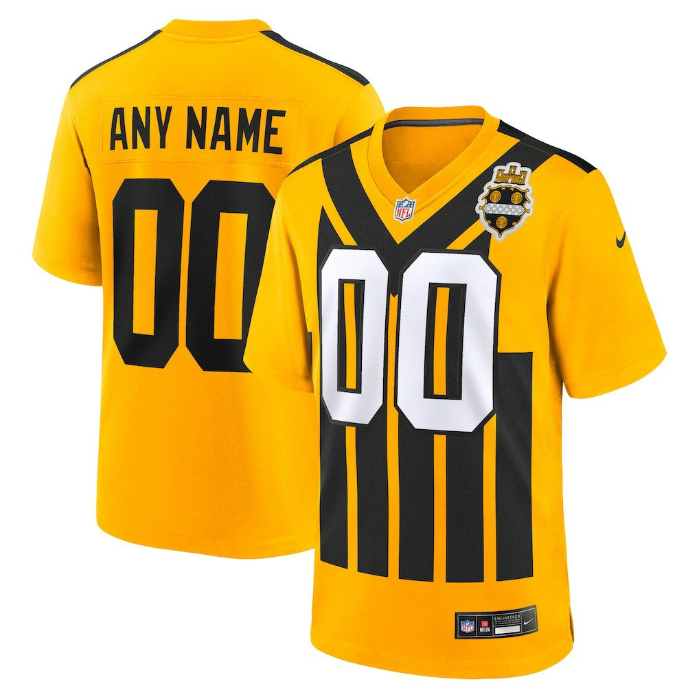 NFL Pittsburgh Steelers Youth Alternate 1933 Throwback Game Custom Jersey