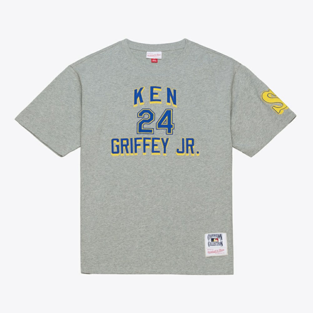 Ken Griffey Jr. Seattle Mariners Player Collection Premium T-Shirt - Gray | Mitchell & Ness