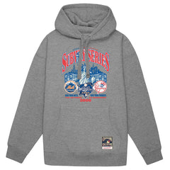 New York Yankees vs. New York Mets 2000 World Series Pullover Hoodie - Heather Gray | Mitchell & Ness