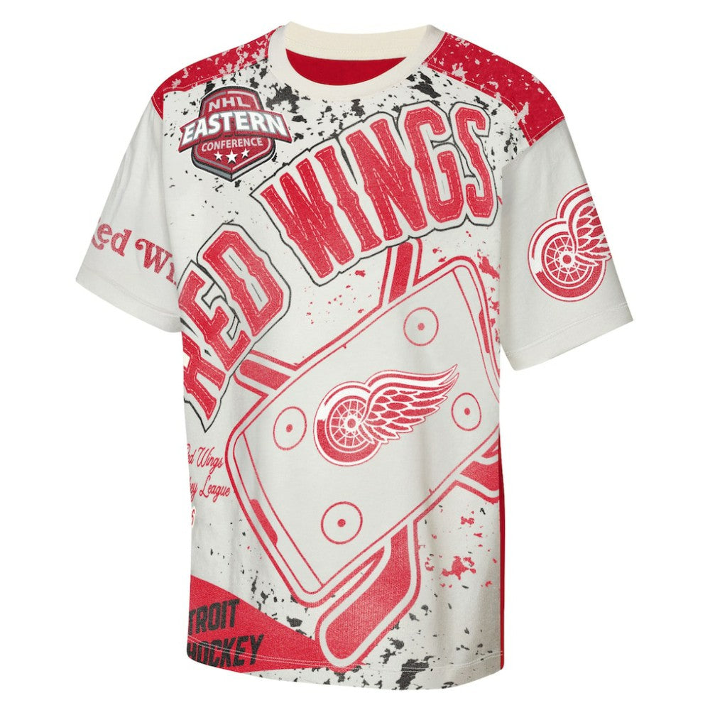 Detroit Red Wings Outerstuff Youth Top Player T-Shirt