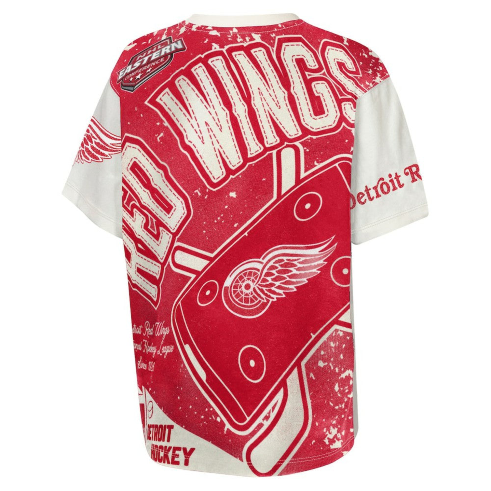 Detroit Red Wings Outerstuff Youth Top Player T-Shirt